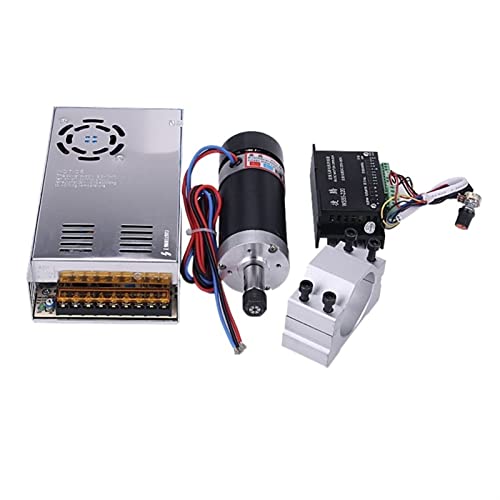 VCHICS CNC-Spindelmotor-Kit, 50. 0w CNC. Brushless Spindelmotor Fräsmaschine 55mm Klemmschrittschrittmotor Treiber Schaltnetzteil Er11. Sammeln für DIY-Gravur, CNC-Gravur, CNC-Bohren von VCHICS