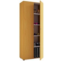 VCM my home Schuhschrank Vandol I, 913067 buche 4 Fachböden 71,0 x 37,0 x 180,0 cm von VCM my home