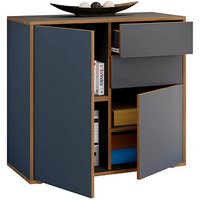 VCM my office Aktenschrank Salia, 920759 anthrazit, honig-eiche 80,0 x 32,0 x 74,0 cm von VCM my office