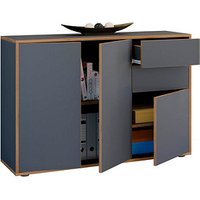 VCM my office Aktenschrank Salia, 920816 anthrazit, honig-eiche 110,0 x 32,0 x 74,0 cm von VCM my office