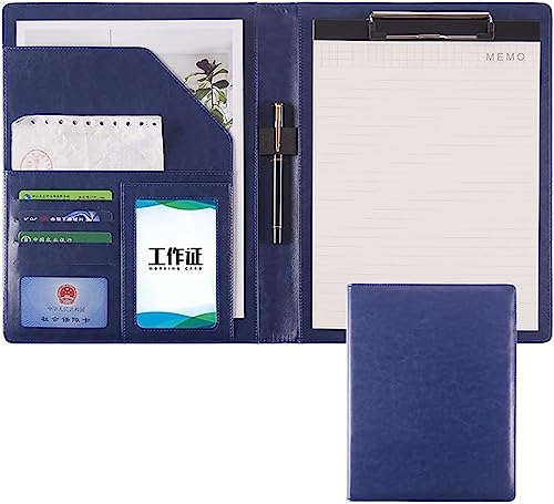 Mappen A4 Größe Zwischenablage for Business Schule Büro Konferenz Notizblock Clip Boards(Blue) von VDLLQYN