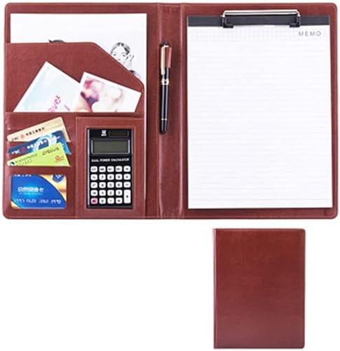 Mappen Handy Taschen Kartenfächer Konferenz Auftragnehmer Executive(Brown 2) von VDLLQYN