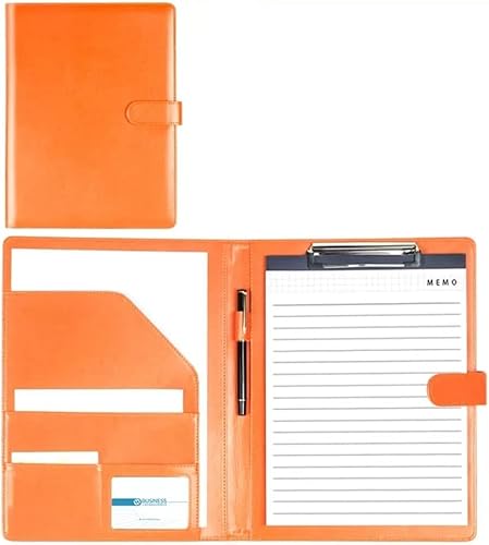 Mappen Zwischenablage-Ordner for Rechtsblockhalter, A4-Schreibblock for Business School, Büro, Konferenz-Zwischenablage(Oranje) von VDLLQYN