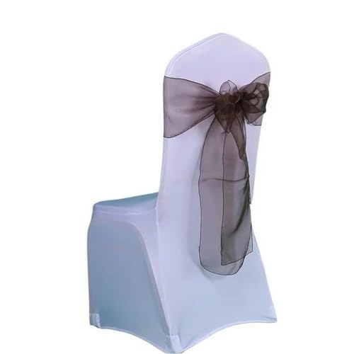 VDLLQYN, 25 Teile/los Neue Hochzeit Organza Stuhl Schärpe Bogen Stuhl Abdeckung Bankett Hochzeit Party Dekoration Organza Schärpen,Stuhl Riemen(Leave Message) von VDLLQYN