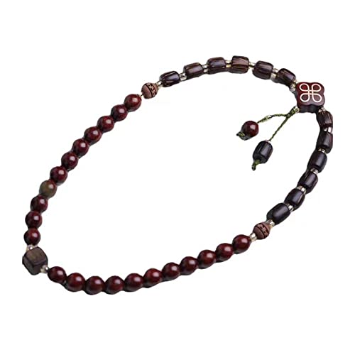 VDLLQYN, 8 mm Doppellagiges Holzperlen-Armband, zartes buddhistisches Gebetsperlen-Armband for Yoga, Meditation, Singen, Mala ，Bodhi Armbänder von VDLLQYN