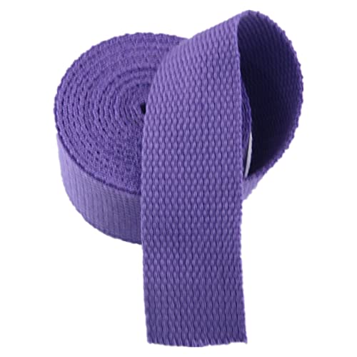 VDLLQYN, Baumwollgurtband, Polstergurtband, strapazierfähige Baumwollgurtbänder for Taschen,Bänder zum Nähen(Purple,38MM) von VDLLQYN