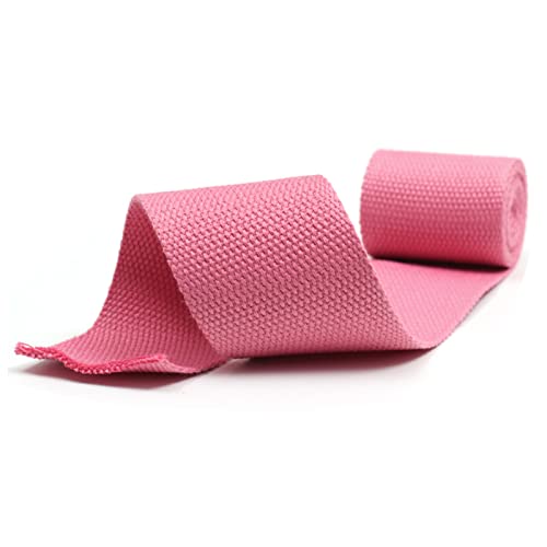 VDLLQYN, Gurtband, breite Baumwoll-Polstergurte for die Taschenherstellung,Bänder zum Nähen(Pink,38MM x 10Yards) von VDLLQYN