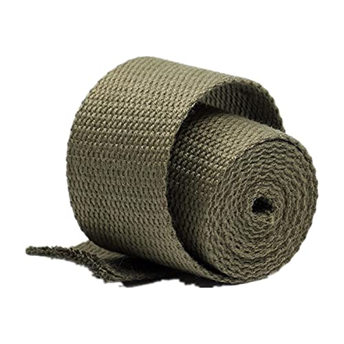 VDLLQYN, Gurtband for Taschen, Baumwollband for Rucksackgürtel, Schrägband,Bänder zum Nähen(Army Green,38MM) von VDLLQYN