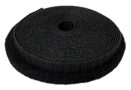 Klettband, 10 mm, 5 m Rollen, Schwarz von VELCRO Brand