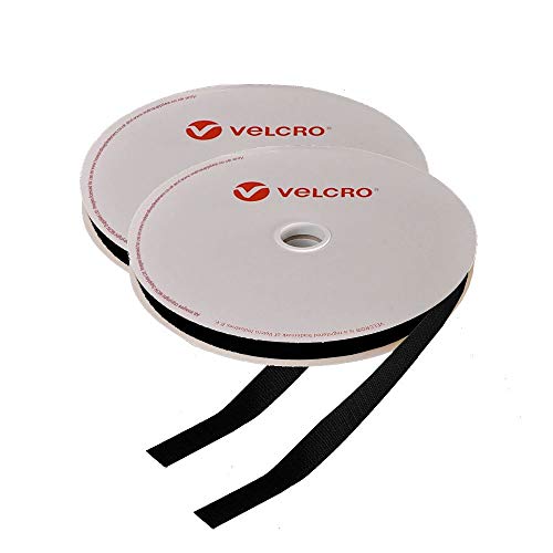 Velcro® Klettband, 10 mm, 1 m, Schwarz von VELCRO Brand