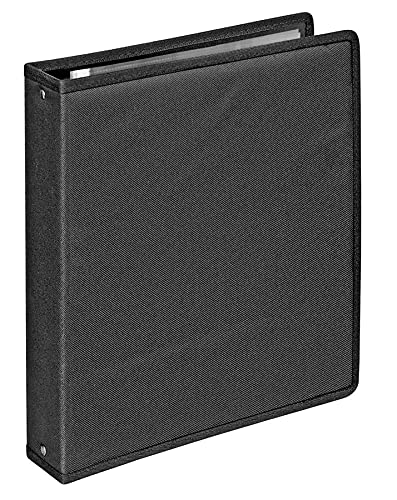 VELOFLEX 4141880 - Ringbuch Office A4, 4-Ringe, mit Einstecktaschen, schwarz, 1 Stück von VELOFLEX