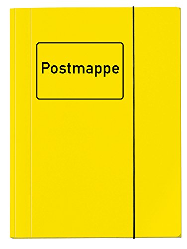 VELOFLEX 4442319 - Postmappe Velocolor, DIN A4, Eckspannermappe, Ordnungsmappe, Sammelmappe, Karton, gelb, 1 Stück VELOFLEX 4442319 - Postmappe Velocolor, DIN A4, Eckspannermappe, Ordnungsmappe, Sammelmappe, Karton, gelb, 1 Stück von VELOFLEX