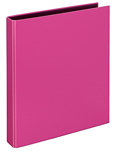 VELOFLEX 1141371 - Ringbuch VELOCOLOR, Ringordner, Ordner, DIN A4, 2-Ring-Mechanik, 255 x 318 x 45 mm, pink, 1 Stück von VELOFLEX