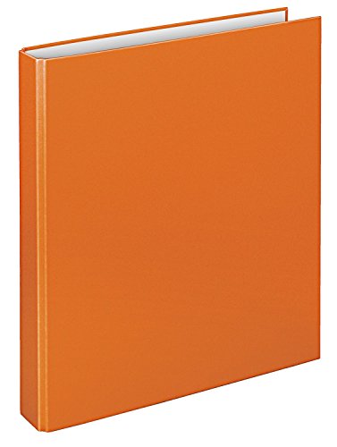 Veloflex 1149130 Ringordner Basic, Ringbuch, Ordner, DIN A4, 368 x 315 x 40, 2-Ring-Mechanik, Karton, orange von VELOFLEX