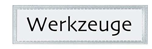 Veloflex 2203100 - Beschriftungsfenster selbstklebend, 21 x 82 mm, Selbstklebetaschen aus PP-Folie, 100 Stück von VELOFLEX