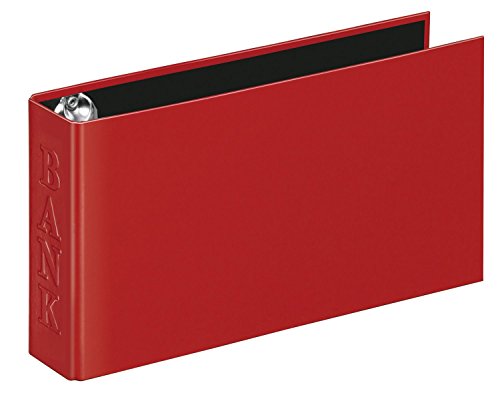 VELOFLEX 4169221 - Bankordner Classic DIN A6, Ordner Ringbuch Bankauszugsordner, für Kontoauszüge, 250 x 140 x 45 mm, rot von VELOFLEX