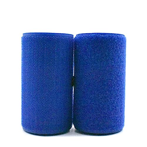 VELYTA Klettband zum nähen, Stoffverschluss, Befestigungsband zum Nähen, Basteln,Fixieren von Kissen,Kleidung,ohne Klebstoff,Klettband für fliegengitter-royal Blue||10cm*1m von VELYTA