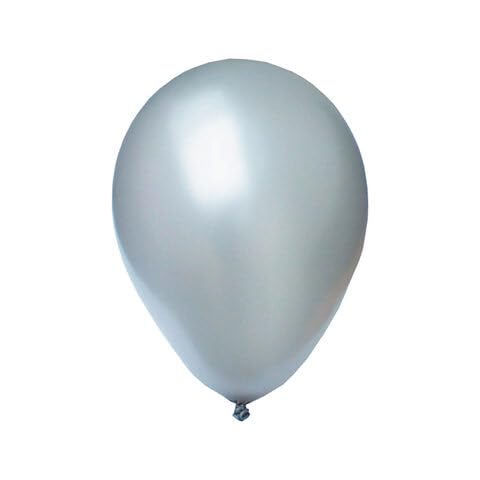 VEPATIM 100 Luftballons "Perlmutt" silber Ø30cm von VEPATIM