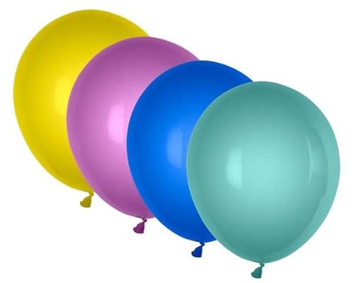 VEPATIM 100 Luftballons metallic bunt gemischt Ø 250 mm Größe 'M' von VEPATIM