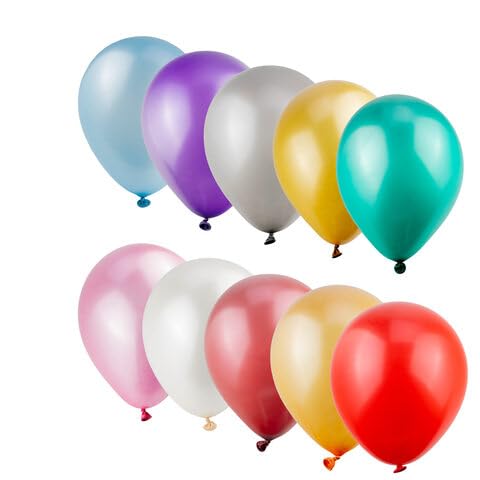 VEPATIM 300 Luftballons "Perlmutt" bunt Ø30cm von VEPATIM