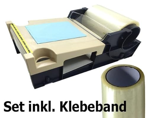 VEPATIM Adressenschutzgerät Labelschutzgerät T10 inkl. Klebeband 150mm x 66meter von VEPATIM