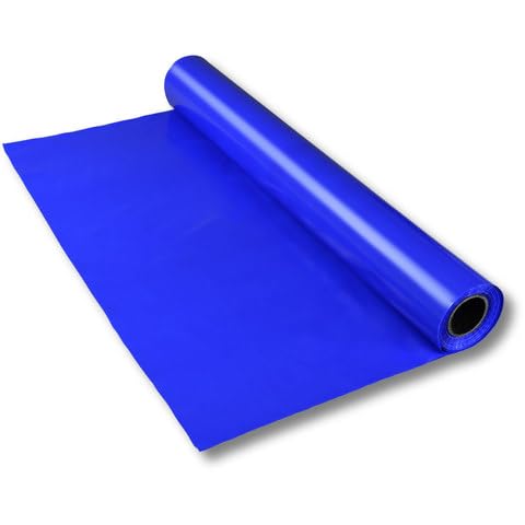 VEPATIM LDPE-Folie Dekofolie Tischdecke blau opak 2300mm x 50m 100my von VEPATIM