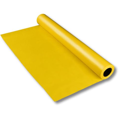 VEPATIM LDPE-Folie Dekofolie Tischdecke gelb opak 2300mm x 50m 100my von VEPATIM