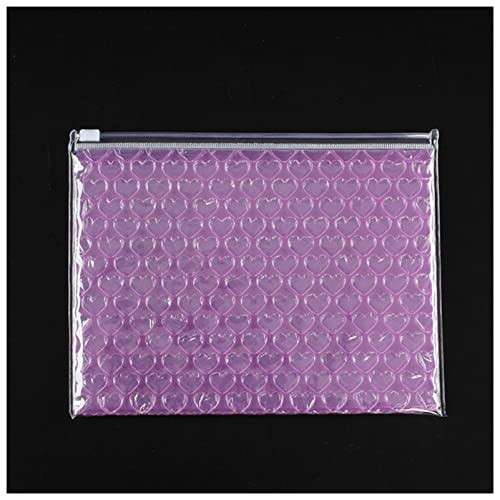 VERSLEH Luftpolsterumschläge 20 stücke Bubble Mailer Farbe Kunststoff ZIPLOCK Blase Bags wasserdichte Versandtasche Logistik Stoßdichte Tasche Geschäftszubehör 21x16cm Luftpolsterumschläge(Rose red) von VERSLEH