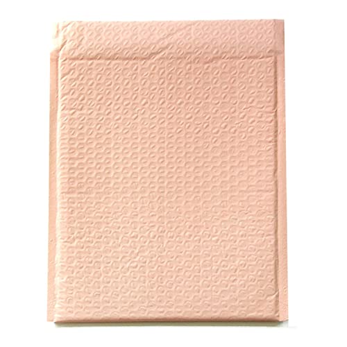 VERSLEH Luftpolsterumschläge 50 stücke 12.2x17.8cm Bubble Mailer Bunte Plastikschaumblase Blase Umschlag wasserdichte Versandtaschen mit Blase Geschäftsbedarf Luftpolsterumschläge(Sakura pink) von VERSLEH