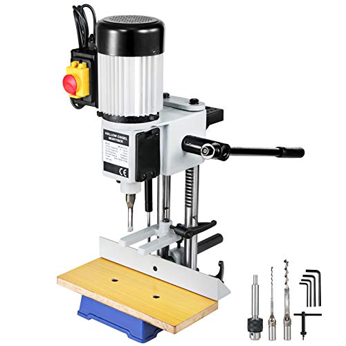 Mophorn Lochfräse, 750 W, quadratisch, 220 V, elektrisch, zum Schneiden von Zapfen aus Holz wie Kreise/Quadrate und spezielle Quadrate von VEVOR