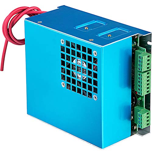 VEVOR 50W CO2 Laser Netzteil 220V Laser Power Supply Power Adapter Laser Engraving Netzteil 22 kV für Laser Cutting Machine, Blau von VEVOR