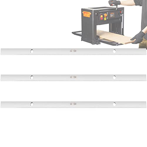 VEVOR Ersatzhobelmesser HSS Hobelmaschine 33,1x1,65x0,2cm Streifenhobelmesser Geeignet für ca.32 & 33cm Hobel Dickenhobel Hobelmesser 40° Neigungswinkel zum Hobeln von Holz, Bambus, Futternylon usw. von VEVOR