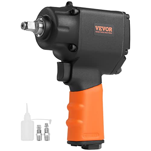 VEVOR Hochleistungs Druckluft Schlagschrauber 3/8", Druckluftschrauber 90-120PSI, 590 Nm Max. Drehmoment, 10000 U/min Drehzahl, 4,5 CFM Durchschnittlicher Luftverbrauch von VEVOR