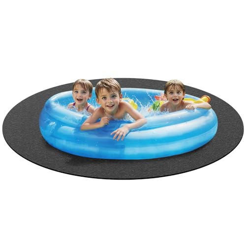 VEVOR Poolunterlage 500 g/m² Whirlpool Matte 2032 x 2 mm Bodenplane Filz & PE Bodenschutz Pool Unterlegmatte Schutzmatte Bodenplatte Bodenschutzplane Poolteppich Filzmatte Bodenmatte von VEVOR