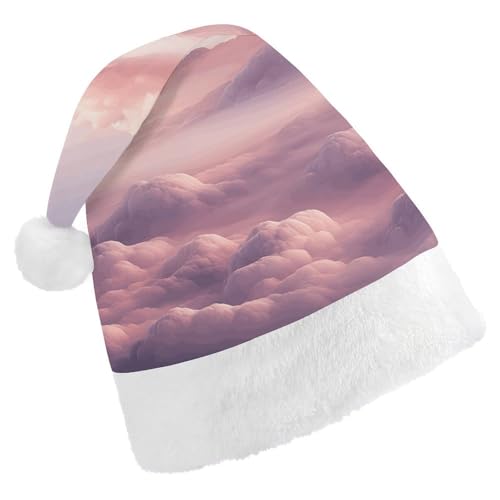 VFMKT Wolken Weihnachtsmütze, bequem, Plüsch, Weihnachtsmannmütze, extra dick, für Erwachsene, Damen, Herren, Weihnachten, Neujahr, Party, Kopfbedeckung von VFMKT