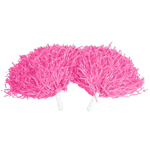 VGEBY1 Cheerleader Pompons, Hand Blumen Cheerleader Pompons für Sport Party Jubelt Ball Dance Fancy Dress Night Party(Rosa) von Sattie