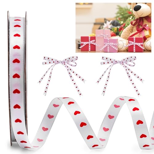 VGOODALL Gingham-Band, rotes Gingham-Band, Valentinstagsband, Weihnachtsband von VGOODALL