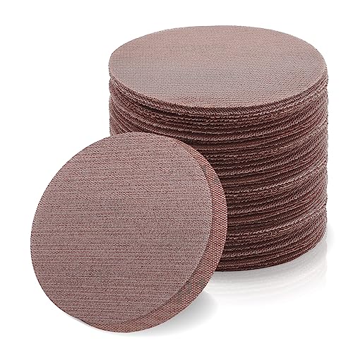 VIBRATITE 50 Stück Netz Schleifscheiben 125 mm Klett, 120 Körnung, Mesh-Schleifpapier für Holz,Spachtel,Kunststoff,Lack,Staubfrei Schleifen von VIBRATITE