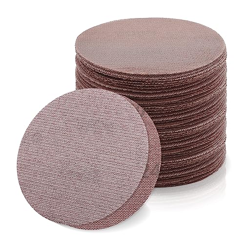 VIBRATITE 50 Stück Netz Schleifscheiben 125 mm Klett, 240 Körnung, Mesh-Schleifpapier für Holz,Spachtel,Kunststoff,Lack,Staubfrei Schleifen von VIBRATITE