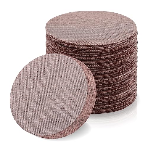 VIBRATITE 50 Stück Netz Schleifscheiben 125 mm Klett, 80 Körnung, Mesh-Schleifpapier für Holz,Spachtel,Kunststoff,Lack,Staubfrei Schleifen von VIBRATITE