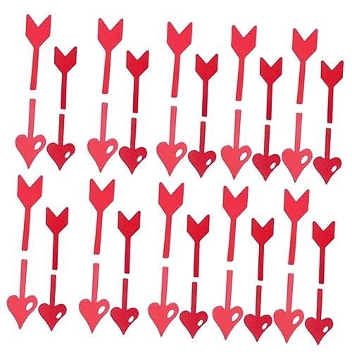 4 Sätze Kucheneinsätze Zum Valentinstag Kuchen Topper Aufdecken Glücklich Cupcake-boxen Valentinstag Cupcake Topper Geburtstag Ballon-kuchen-topper Party Papier 20 Stück * 4 VICASKY von VICASKY