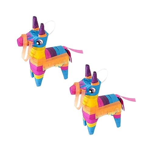 6 Stk Piñata Pinata-dekorationen Massenspielzeug Miniatur-pinata Halloween-süßigkeiten Mexikanische Fiesta-partydekoration Partyspielzeug Pinata Für Erwachsene Babygeschenke Papier VICASKY von VICASKY