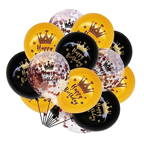 VICASKY 1 Satz Ballon-Konfetti-Set Konfetti-Luftballons Ballondekoration zum Geburtstag Glitzerballons wand polsterung Ballongas Konfettikanon Dekorative Luftballons Latexballons Emulsion von VICASKY