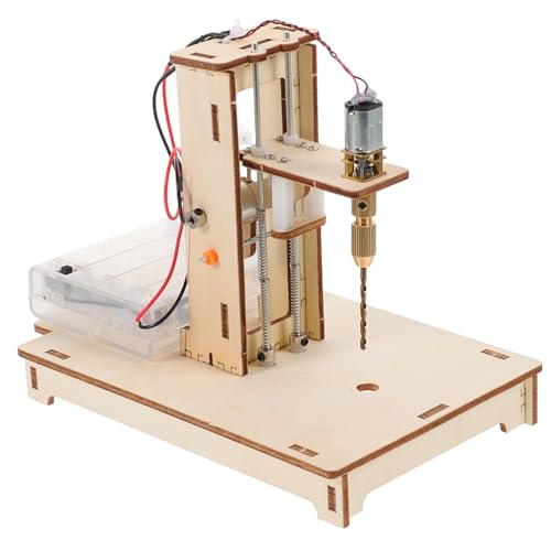 VICASKY 1 Satz DIY Mini-tischbohrmaschine Mini-bohrmaschine Bohrmaschine Mini Wissenschaftliche Bohrmaschine Tischbohrmaschine Zum Selbermachen Crafts Mini-tischbohrmaschine Holz von VICASKY