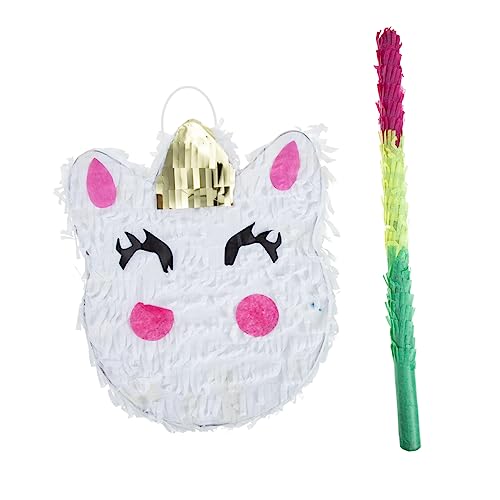 VICASKY 1 Satz Einhorn-piñata Mexikanisches Spielzeug Kopf Piñata Mexikanische Pinatas-figur Hängender Mexikanischer Pi? Pinata-spielzeug Mexikanische Piñatas Kidcraft-spielset Papier von VICASKY