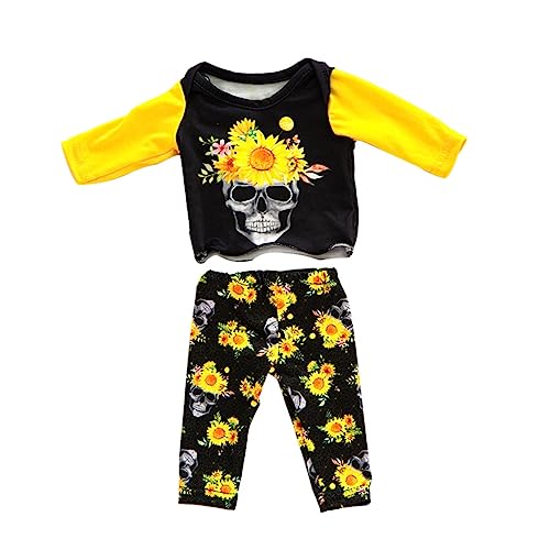 VICASKY 1 Satz Halloween-puppenkleidung Puppen Für Mädchen Simulationspuppenkleidung Kleidung Mädchenkleidung Halloween-Kleidung Für Babys Puppen-Outfits Babykostüm Stoff Black von VICASKY