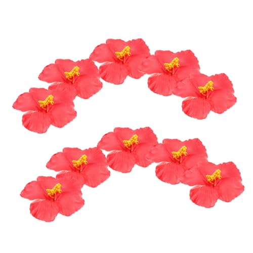 VICASKY 1 Satz Künstliche Hibiskusblüte Sommer Hibiskusblüte Außendekoration Hibiskusblüte Für Draußen Künstliche Dekoration Hawaii Hibiskusblüte Hibiskusblüten Für Draußen 20 Stück von VICASKY