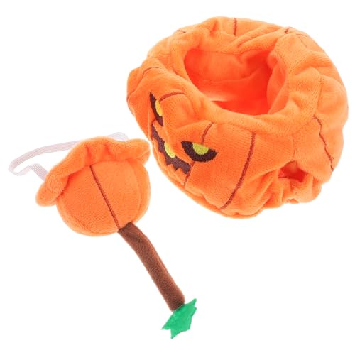 VICASKY 1 Satz Puppenkleidung Puppenmütze Dekorative Miniaturkleidung Winzige Kleidung Kleine Kleidung Für Das Handwerk Kleidung Für Puppen Mini-Kleidung Zum Basteln Polyester Orange von VICASKY