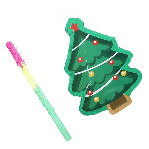 VICASKY 1 Satz Weihnachtspinata Für Kinder Miniatur-pinata Schokoladen-piñata Pinata-stuffer Pinata Zum Thema Weihnachten Pinata-süßigkeit Festival-piñata Weihnachts-piñata-füller Papier von VICASKY