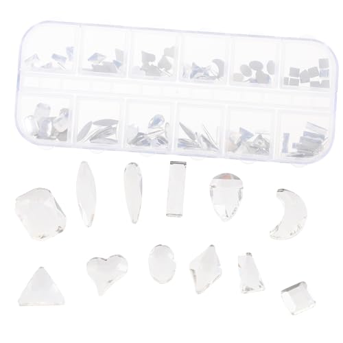 VICASKY 1 Schachtel Diy Nagelschmuck Box mit Flachen Strasssteinen für Nageldesigns Bastelprojekte und Persönliche Dekoration Langlebig und Vielseitig Einsetzbar VICASKY 1 Schachtel Diy Nagelschmuck Box mit Flachen Strasssteinen für Nageldesigns Bastelprojekte und Persönliche Dekoration Langlebig und Vielseitig Einsetzbar von VICASKY